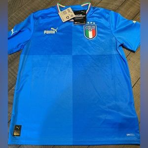 Italy Authentic Puma Italian Football Federation Youth Jersey Retail $70